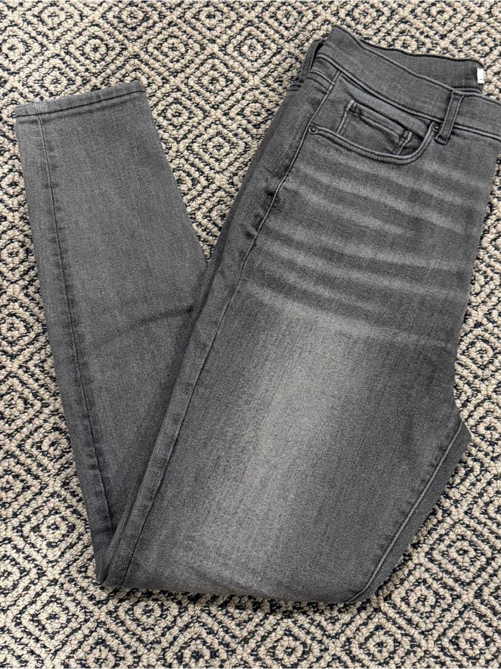 LOFT gray skinny jeans